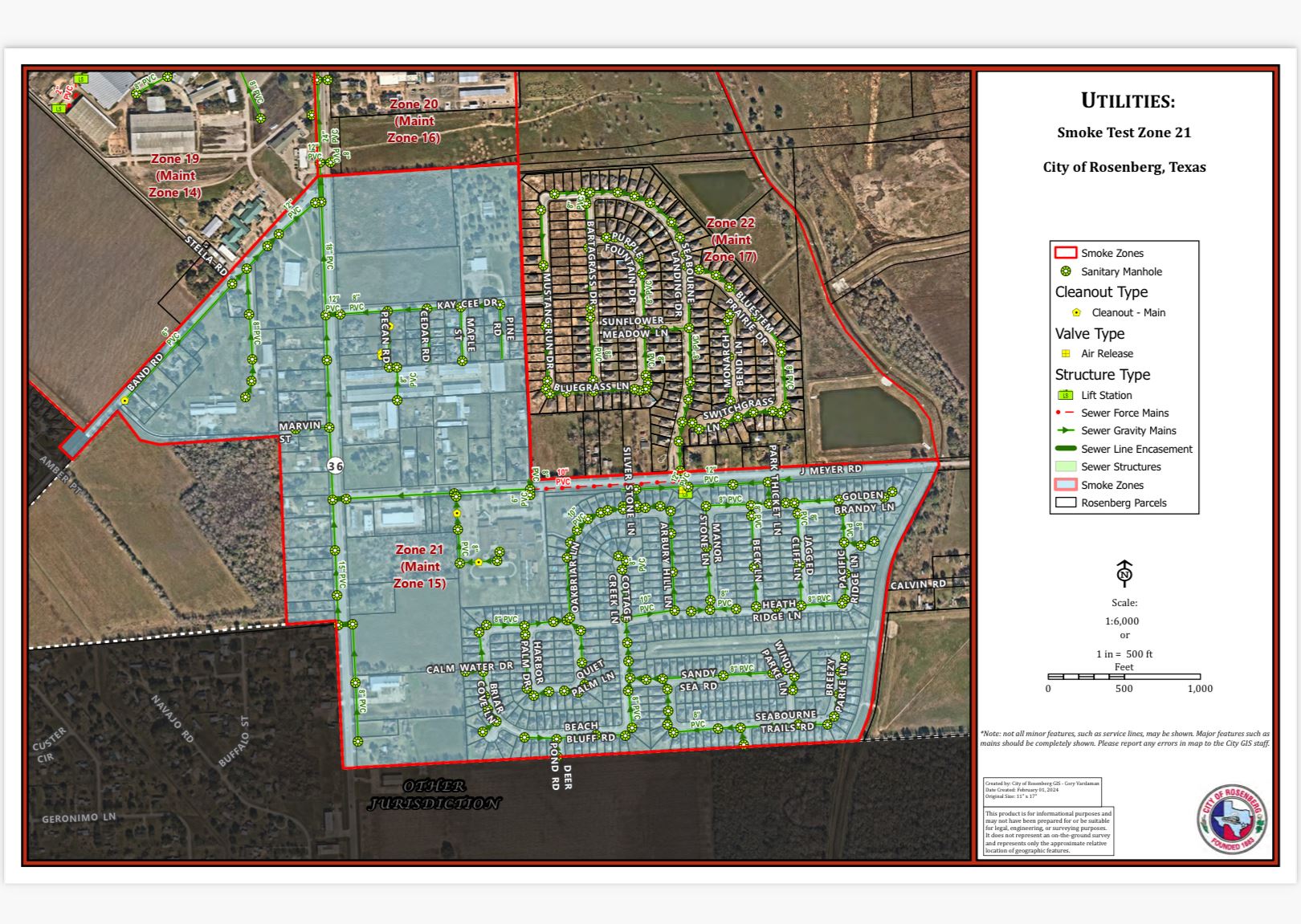 zone 21 smoke testing map