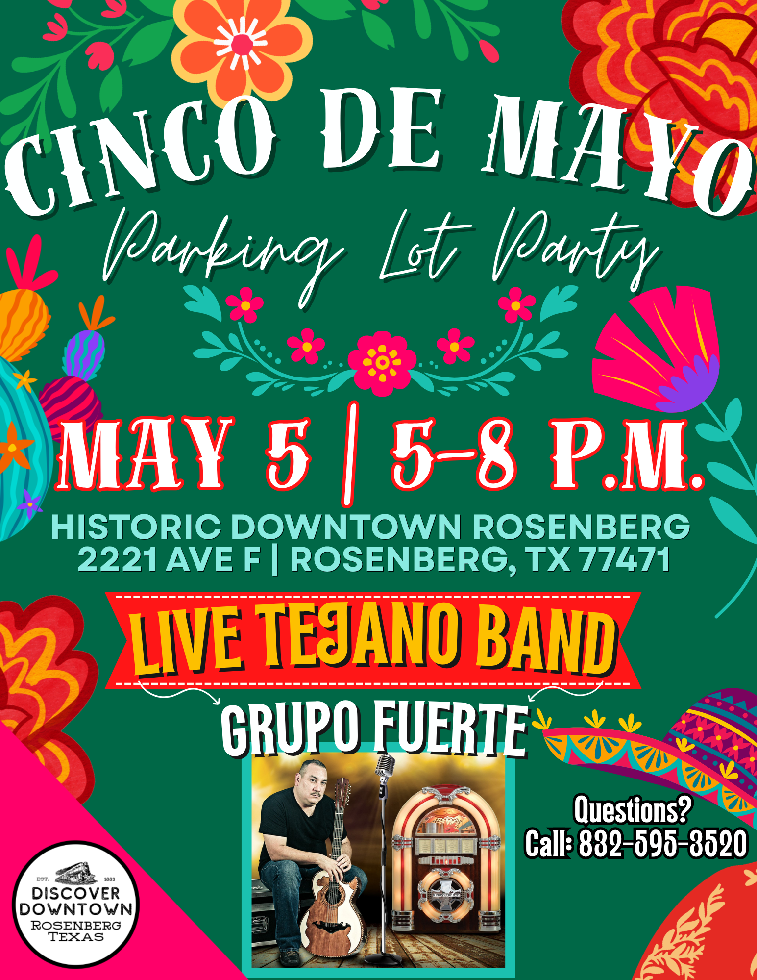 The Cinco De Mayo Parking Lot Party will take place on Tuesday, May 5, 2026