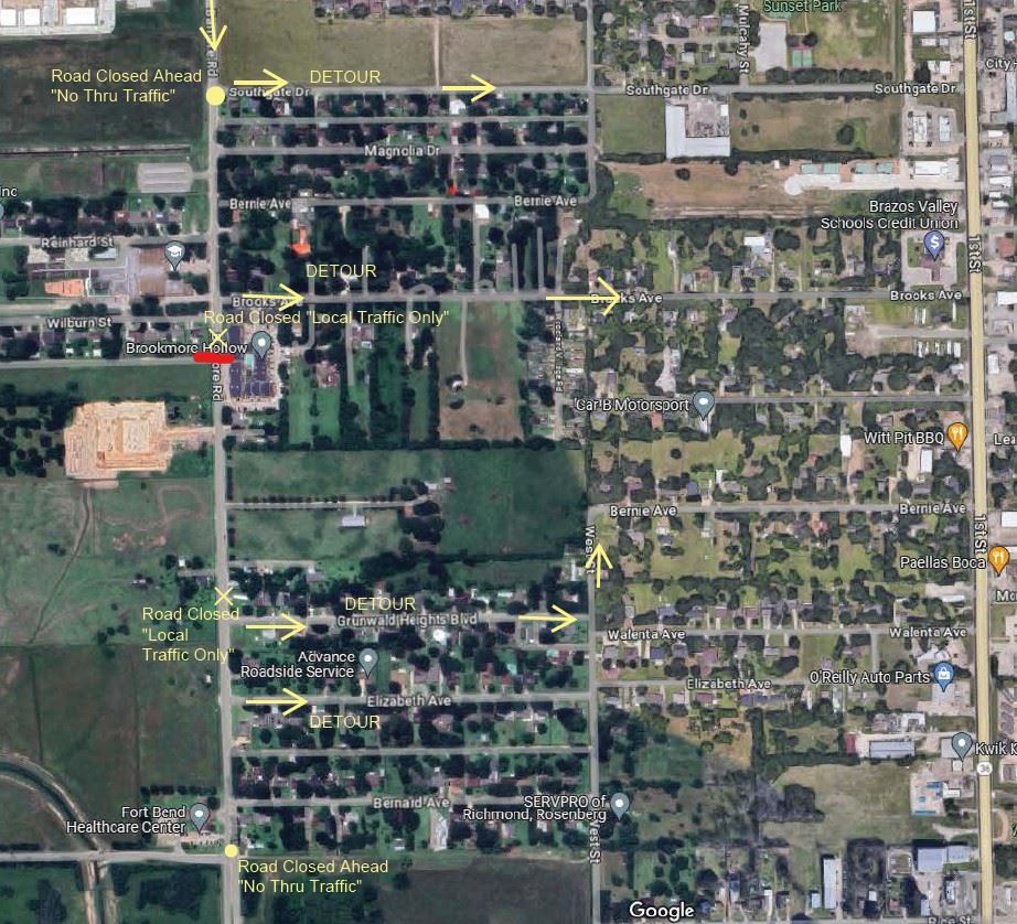 Bamore Road Closure next week